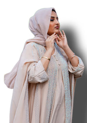 Ivory Breeze Abaya - Elegant Abaya - Modest Fashion