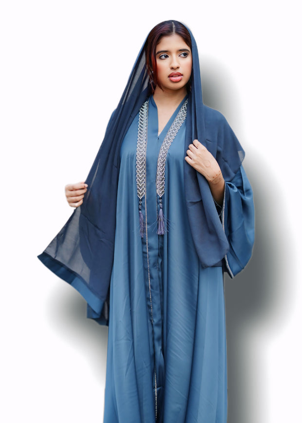 Royal Sapphire Abaya - Elegant Abaya - Modest Fashion